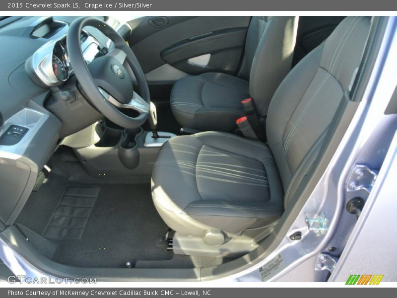 Grape Ice / Silver/Silver 2015 Chevrolet Spark LS