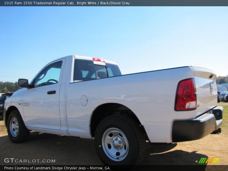 Bright White / Black/Diesel Gray 2015 Ram 1500 Tradesman Regular Cab