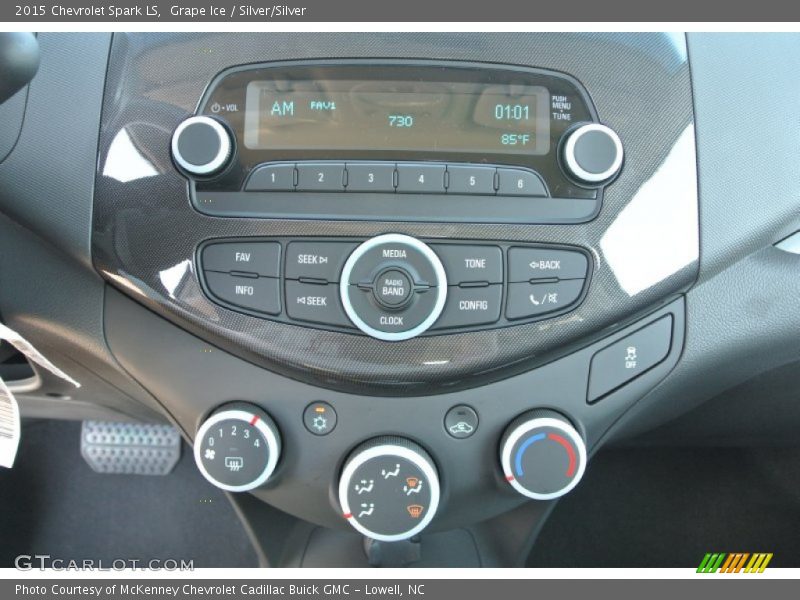 Grape Ice / Silver/Silver 2015 Chevrolet Spark LS