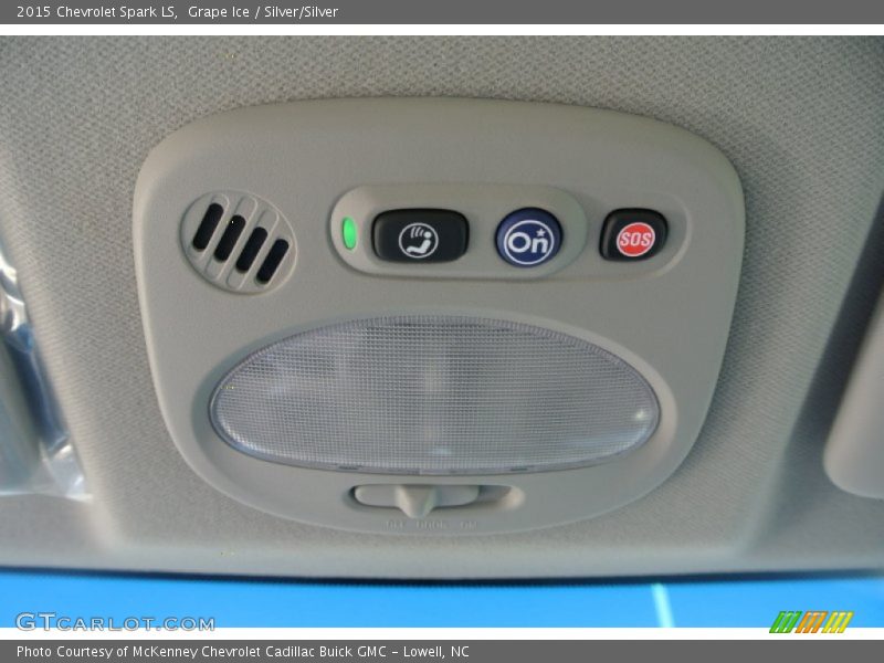 Grape Ice / Silver/Silver 2015 Chevrolet Spark LS