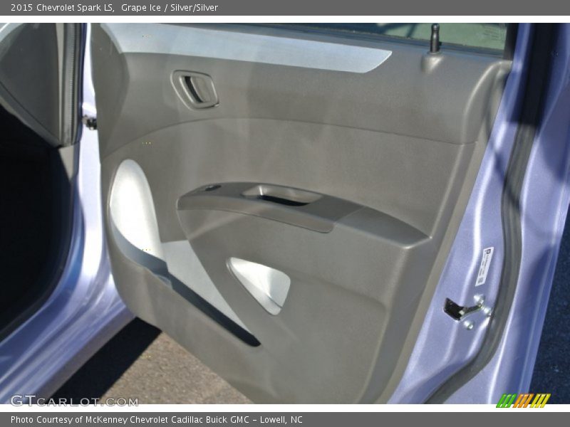 Grape Ice / Silver/Silver 2015 Chevrolet Spark LS