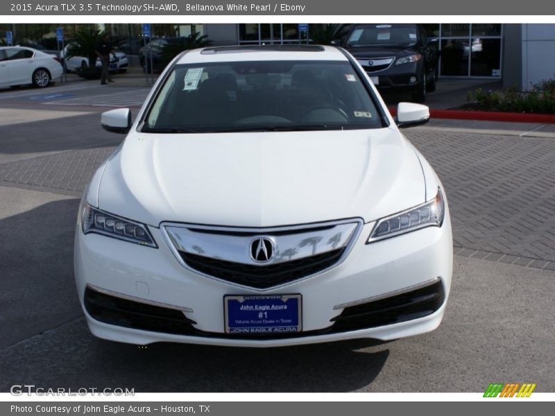 Bellanova White Pearl / Ebony 2015 Acura TLX 3.5 Technology SH-AWD