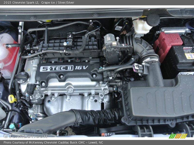  2015 Spark LS Engine - 1.2 Liter DOHC 16-Valve VVT ECOTEC 4 Cylinder