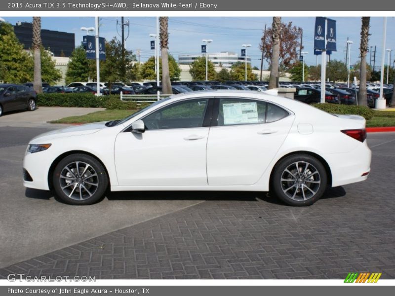 Bellanova White Pearl / Ebony 2015 Acura TLX 3.5 Technology SH-AWD