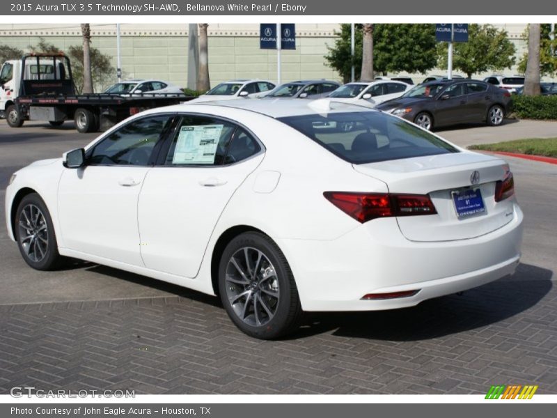 Bellanova White Pearl / Ebony 2015 Acura TLX 3.5 Technology SH-AWD