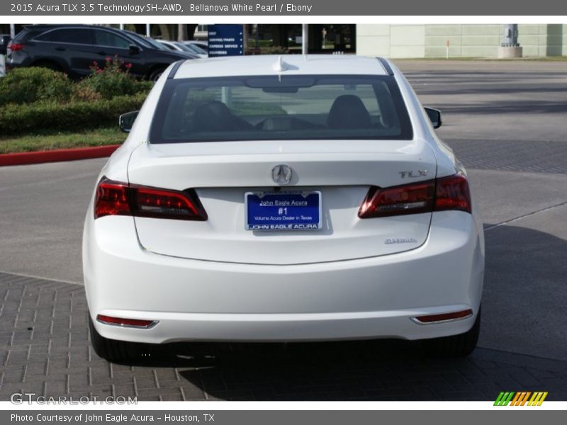 Bellanova White Pearl / Ebony 2015 Acura TLX 3.5 Technology SH-AWD