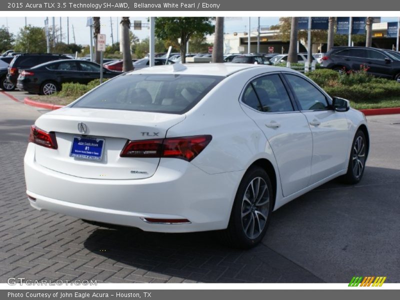 Bellanova White Pearl / Ebony 2015 Acura TLX 3.5 Technology SH-AWD