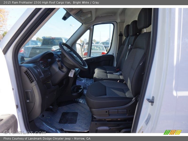 Front Seat of 2015 ProMaster 1500 High Roof Cargo Van