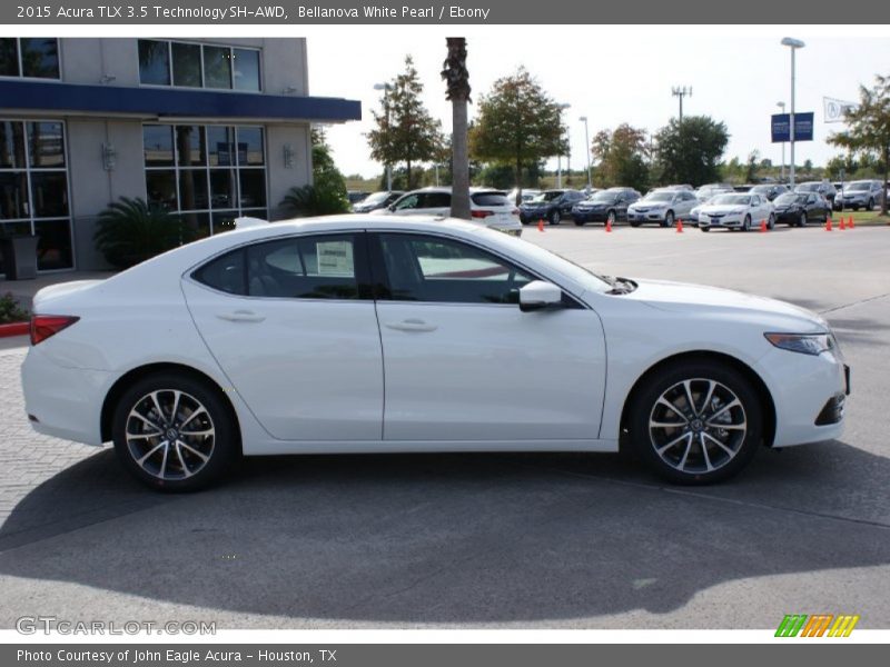 Bellanova White Pearl / Ebony 2015 Acura TLX 3.5 Technology SH-AWD
