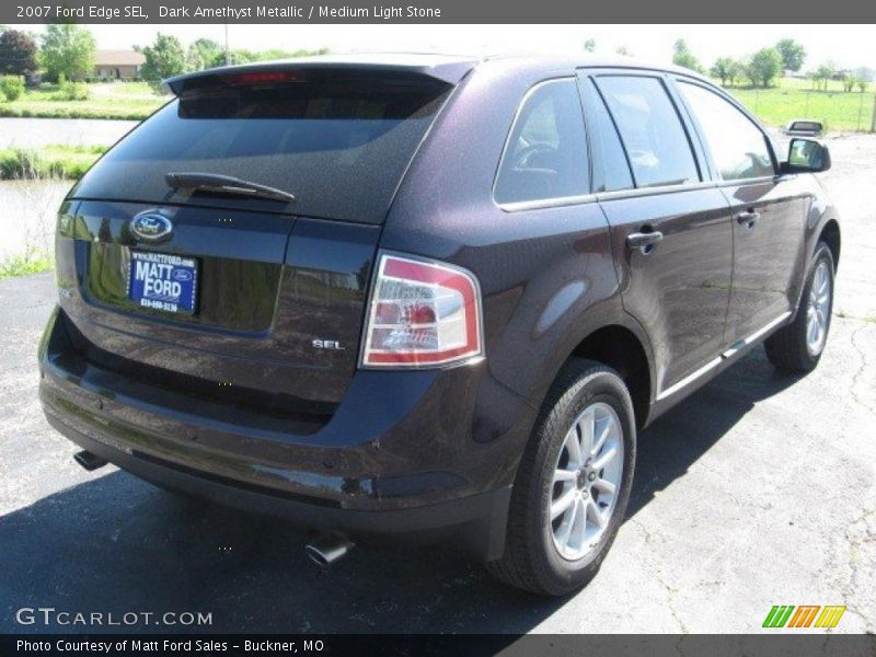 Dark Amethyst Metallic / Medium Light Stone 2007 Ford Edge SEL
