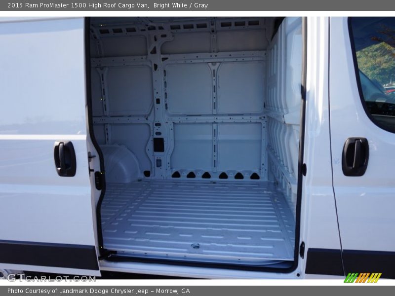 Bright White / Gray 2015 Ram ProMaster 1500 High Roof Cargo Van