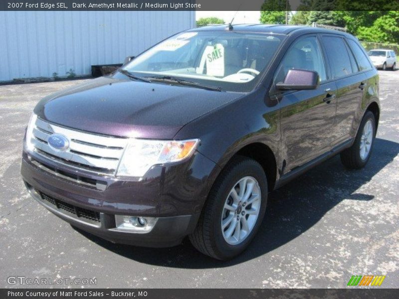 Dark Amethyst Metallic / Medium Light Stone 2007 Ford Edge SEL