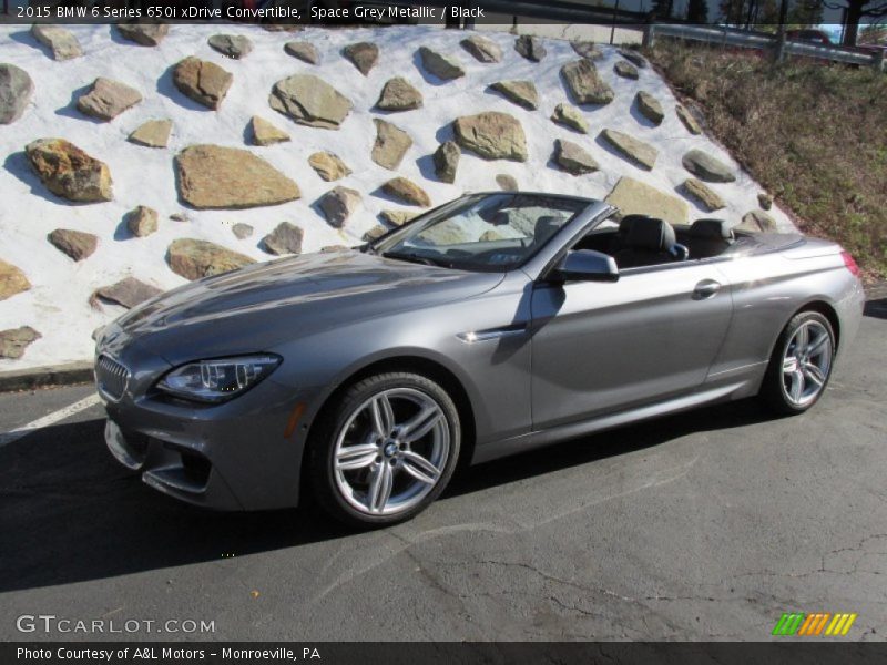 Front 3/4 View of 2015 6 Series 650i xDrive Convertible