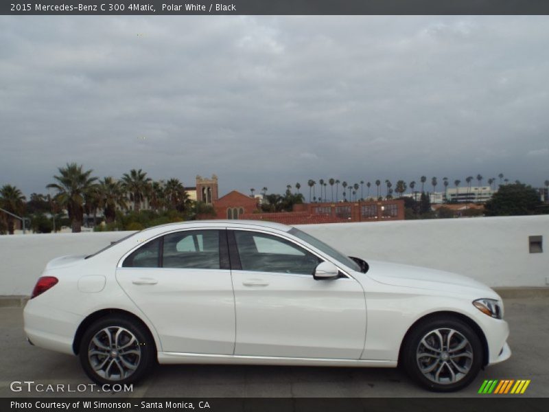 Polar White / Black 2015 Mercedes-Benz C 300 4Matic