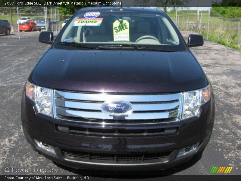 Dark Amethyst Metallic / Medium Light Stone 2007 Ford Edge SEL