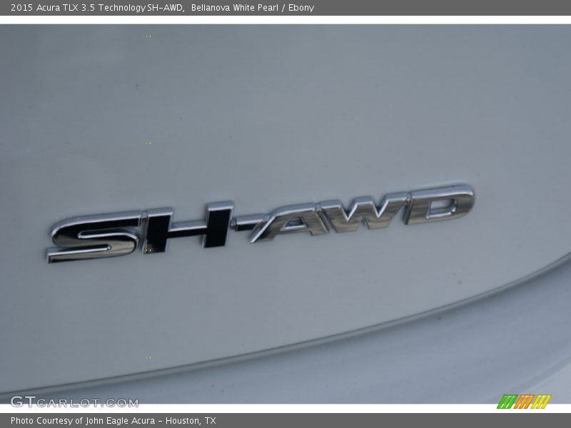 Bellanova White Pearl / Ebony 2015 Acura TLX 3.5 Technology SH-AWD