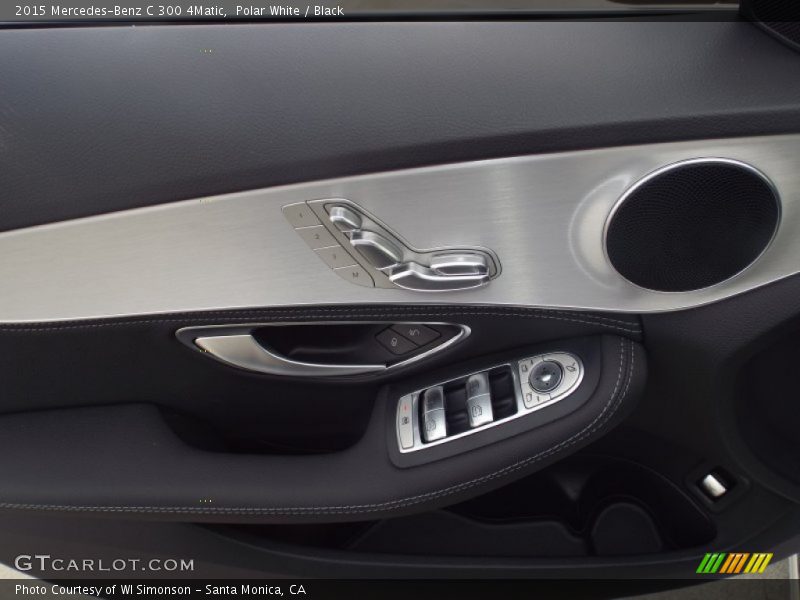 Polar White / Black 2015 Mercedes-Benz C 300 4Matic