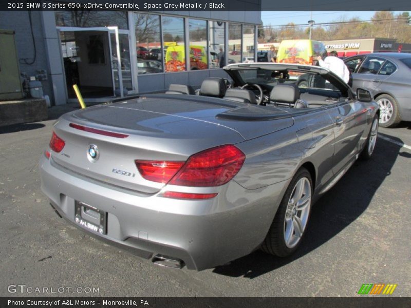 Space Grey Metallic / Black 2015 BMW 6 Series 650i xDrive Convertible