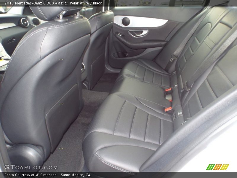 Polar White / Black 2015 Mercedes-Benz C 300 4Matic