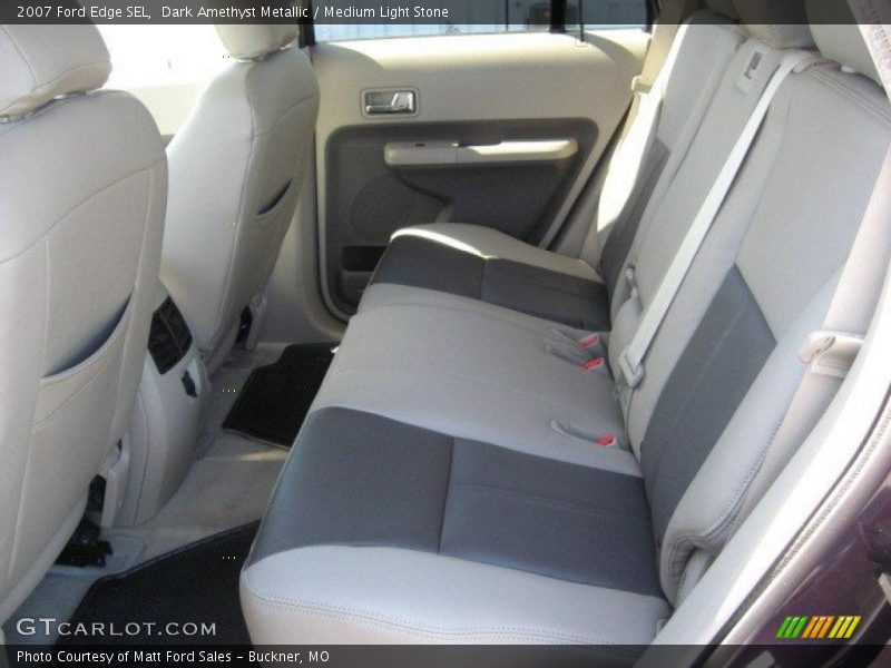 Dark Amethyst Metallic / Medium Light Stone 2007 Ford Edge SEL