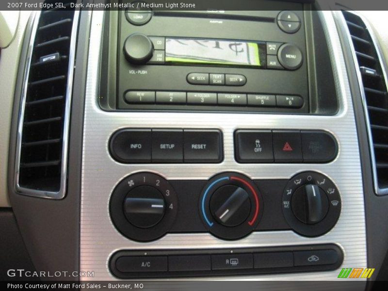 Dark Amethyst Metallic / Medium Light Stone 2007 Ford Edge SEL