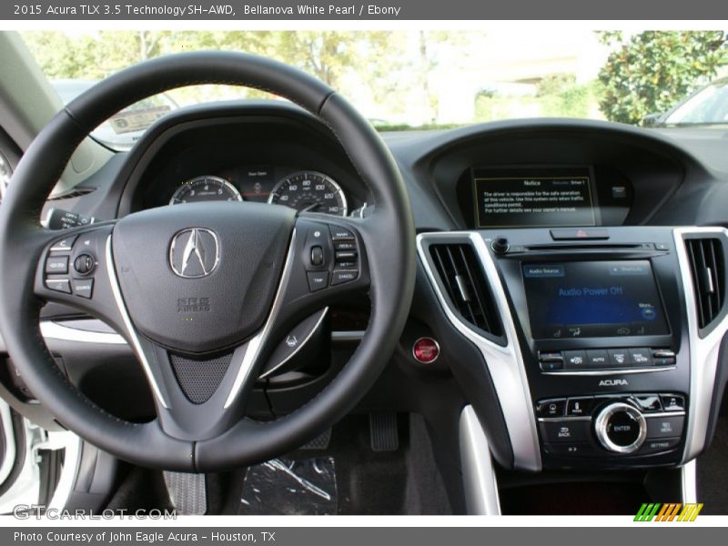 Bellanova White Pearl / Ebony 2015 Acura TLX 3.5 Technology SH-AWD