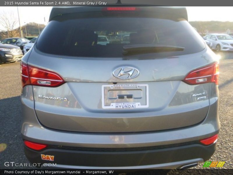 Mineral Gray / Gray 2015 Hyundai Santa Fe Sport 2.4 AWD