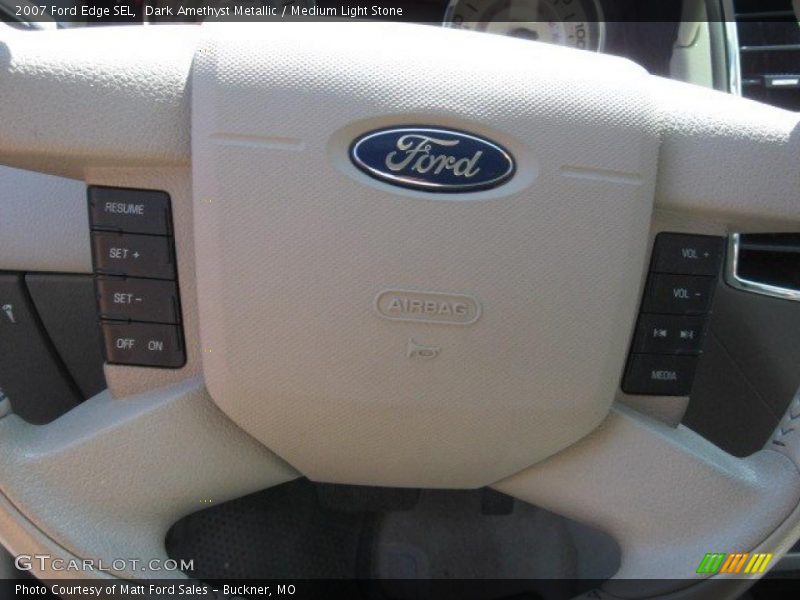 Dark Amethyst Metallic / Medium Light Stone 2007 Ford Edge SEL