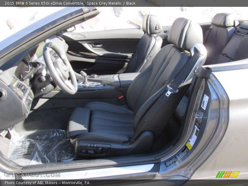 Space Grey Metallic / Black 2015 BMW 6 Series 650i xDrive Convertible