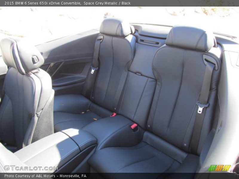 Space Grey Metallic / Black 2015 BMW 6 Series 650i xDrive Convertible