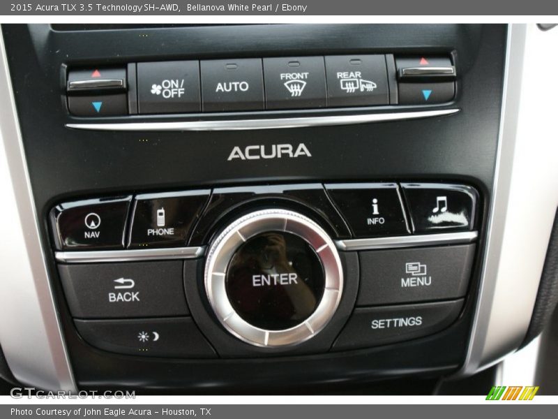 Bellanova White Pearl / Ebony 2015 Acura TLX 3.5 Technology SH-AWD
