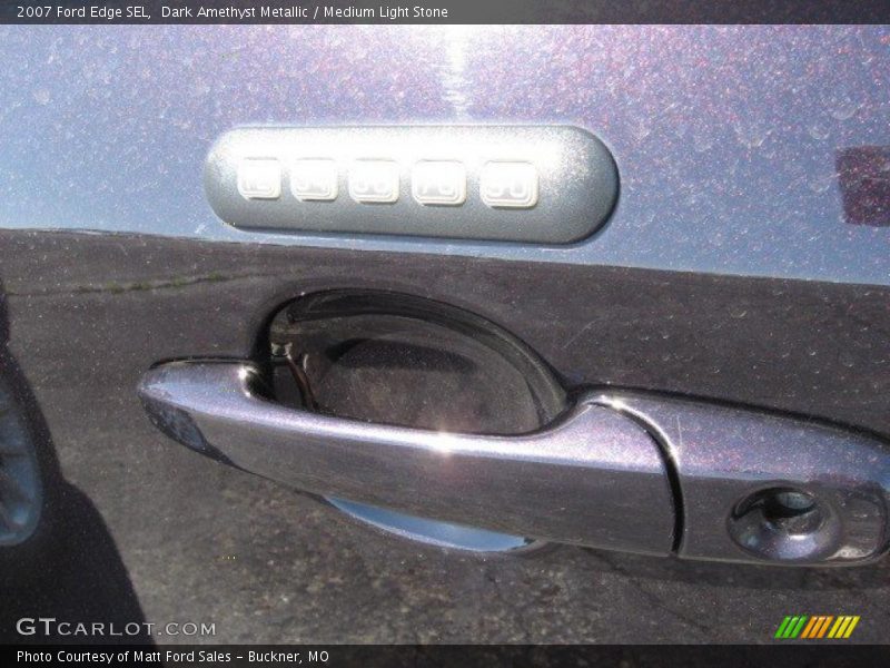 Dark Amethyst Metallic / Medium Light Stone 2007 Ford Edge SEL