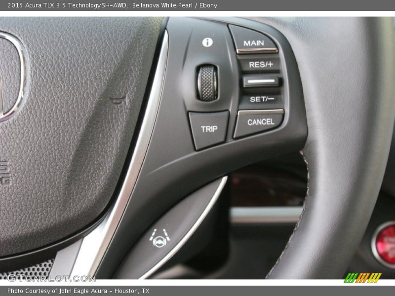 Bellanova White Pearl / Ebony 2015 Acura TLX 3.5 Technology SH-AWD