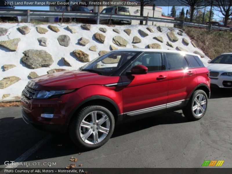 Firenze Red Metallic / Ebony 2015 Land Rover Range Rover Evoque Pure Plus