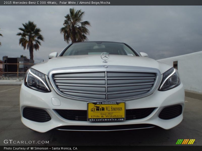Polar White / Almond Beige/Mocha 2015 Mercedes-Benz C 300 4Matic