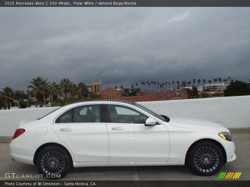 Polar White / Almond Beige/Mocha 2015 Mercedes-Benz C 300 4Matic