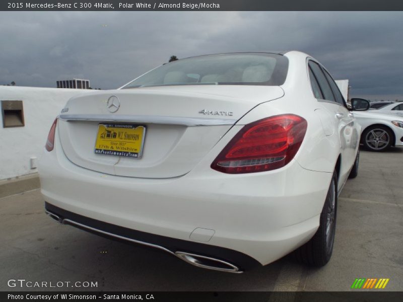 Polar White / Almond Beige/Mocha 2015 Mercedes-Benz C 300 4Matic