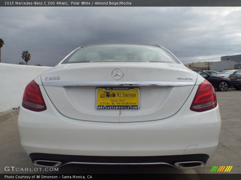 Polar White / Almond Beige/Mocha 2015 Mercedes-Benz C 300 4Matic