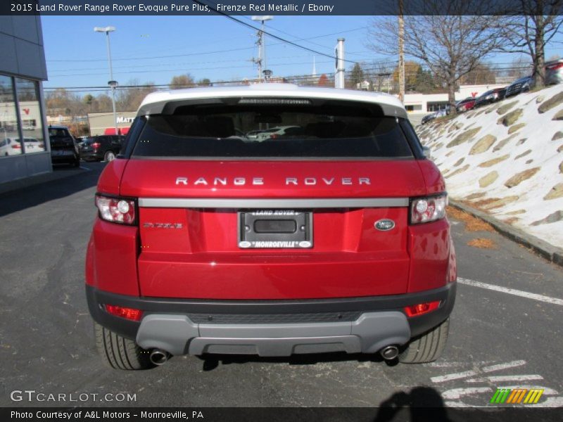 Firenze Red Metallic / Ebony 2015 Land Rover Range Rover Evoque Pure Plus