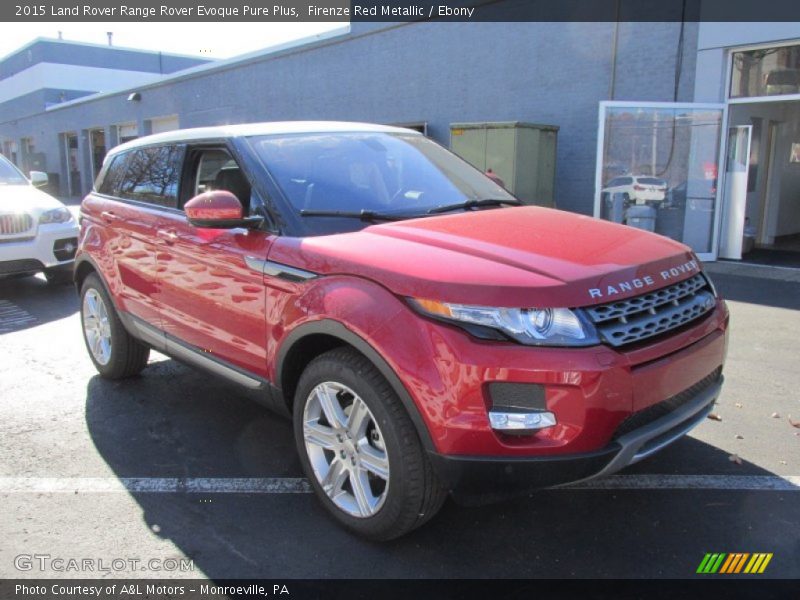 Firenze Red Metallic / Ebony 2015 Land Rover Range Rover Evoque Pure Plus