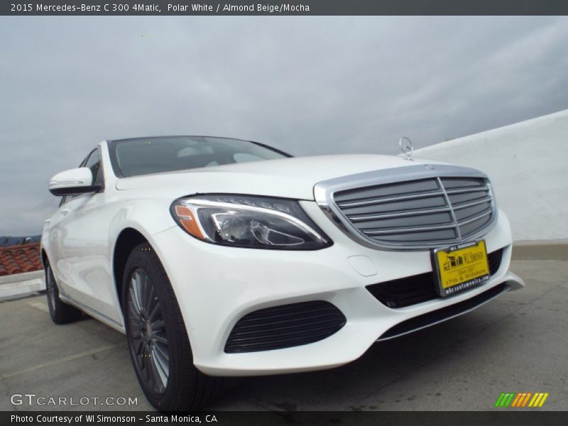 Polar White / Almond Beige/Mocha 2015 Mercedes-Benz C 300 4Matic