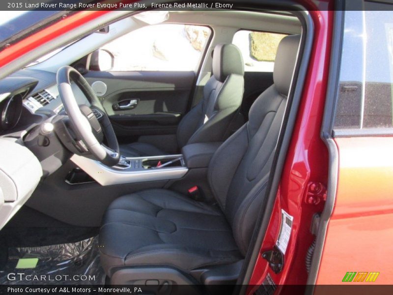 Front Seat of 2015 Range Rover Evoque Pure Plus