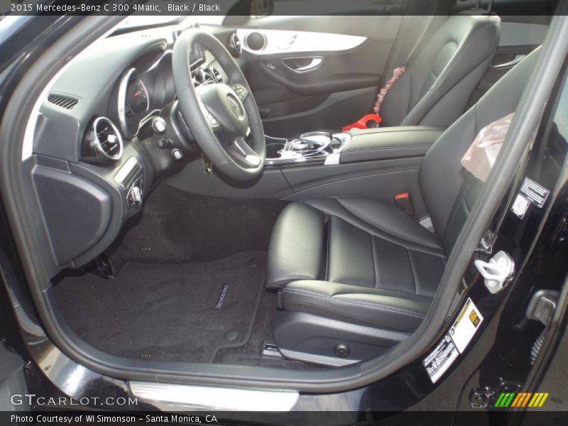 Black / Black 2015 Mercedes-Benz C 300 4Matic