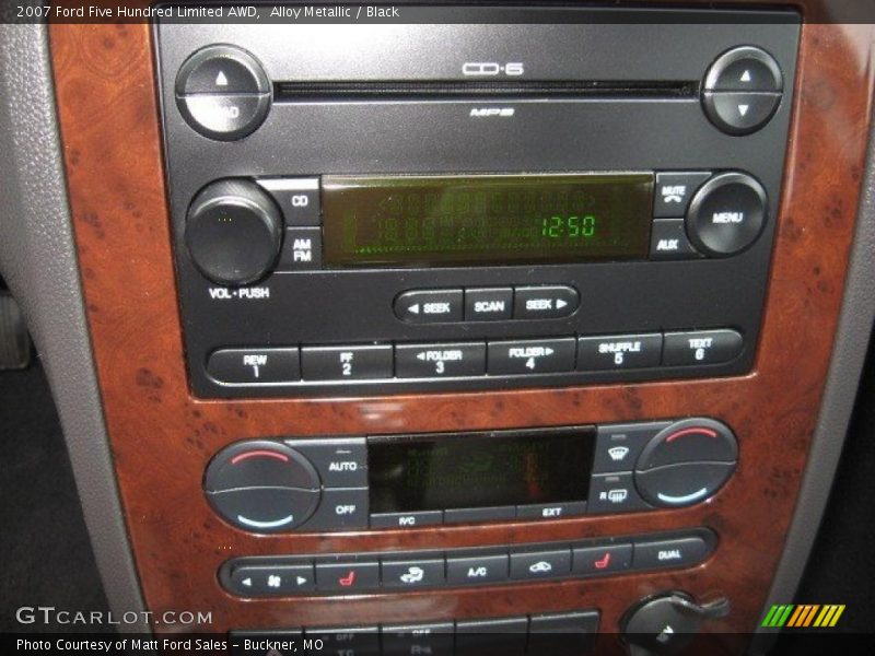 Alloy Metallic / Black 2007 Ford Five Hundred Limited AWD