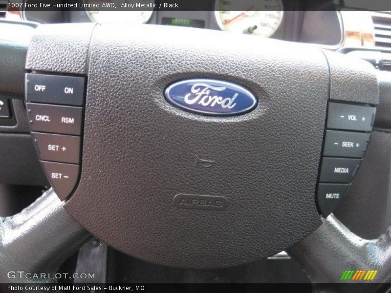 Alloy Metallic / Black 2007 Ford Five Hundred Limited AWD