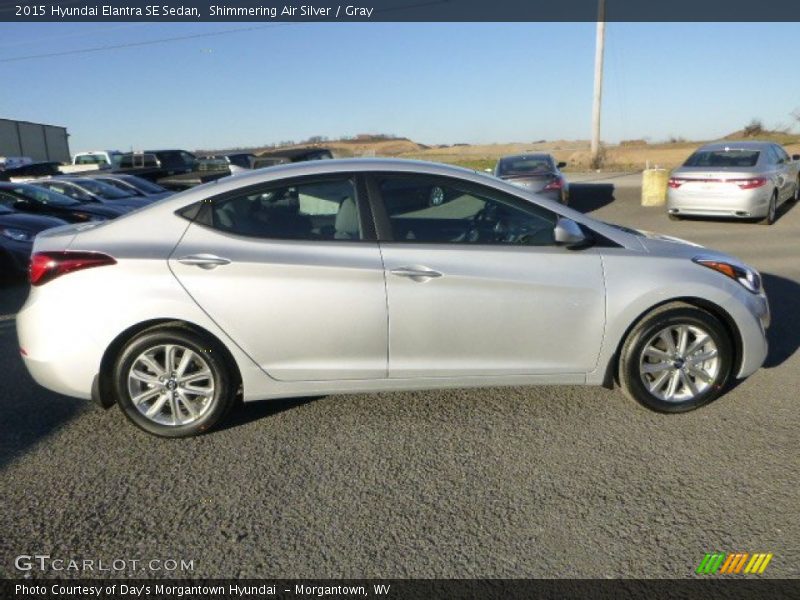 Shimmering Air Silver / Gray 2015 Hyundai Elantra SE Sedan