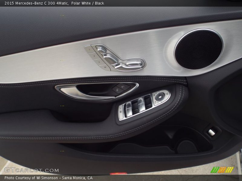 Polar White / Black 2015 Mercedes-Benz C 300 4Matic