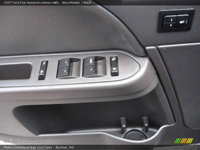 Alloy Metallic / Black 2007 Ford Five Hundred Limited AWD