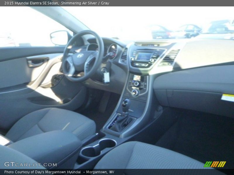 Shimmering Air Silver / Gray 2015 Hyundai Elantra SE Sedan
