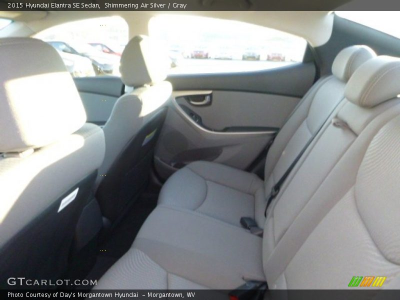 Shimmering Air Silver / Gray 2015 Hyundai Elantra SE Sedan